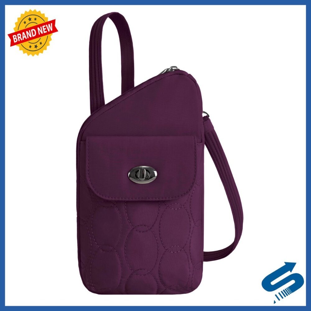 Anti-Theft Crossbody Bag, Water-Resistant Nylon, RFID Protection, Lightweight